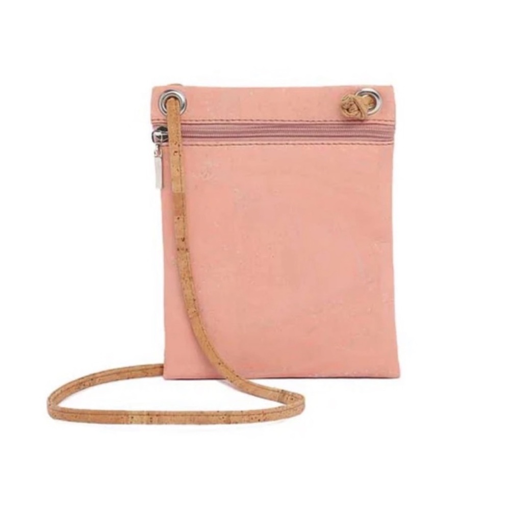 NWT Artelusa Pink Cork Small Crossbody Bag